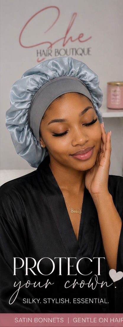 She Hair Boutique Luxe Silk Sleep Bonnet