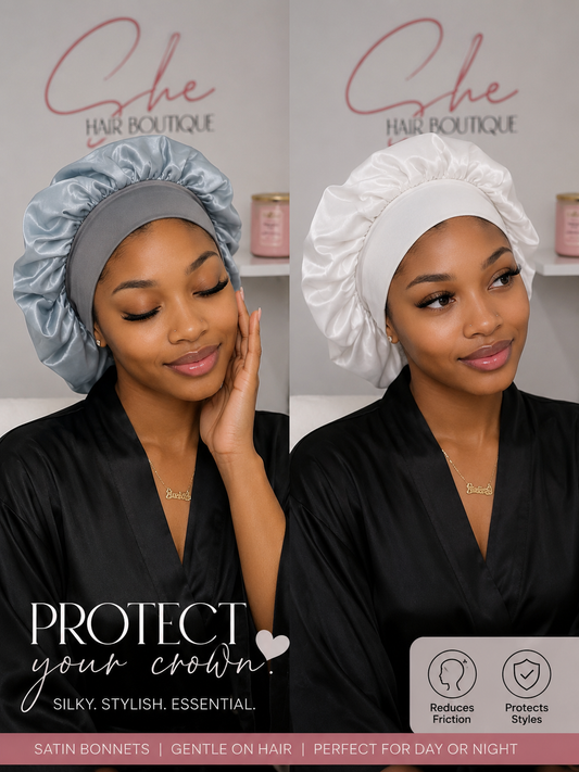 She Hair Boutique Luxe Silk Sleep Bonnet